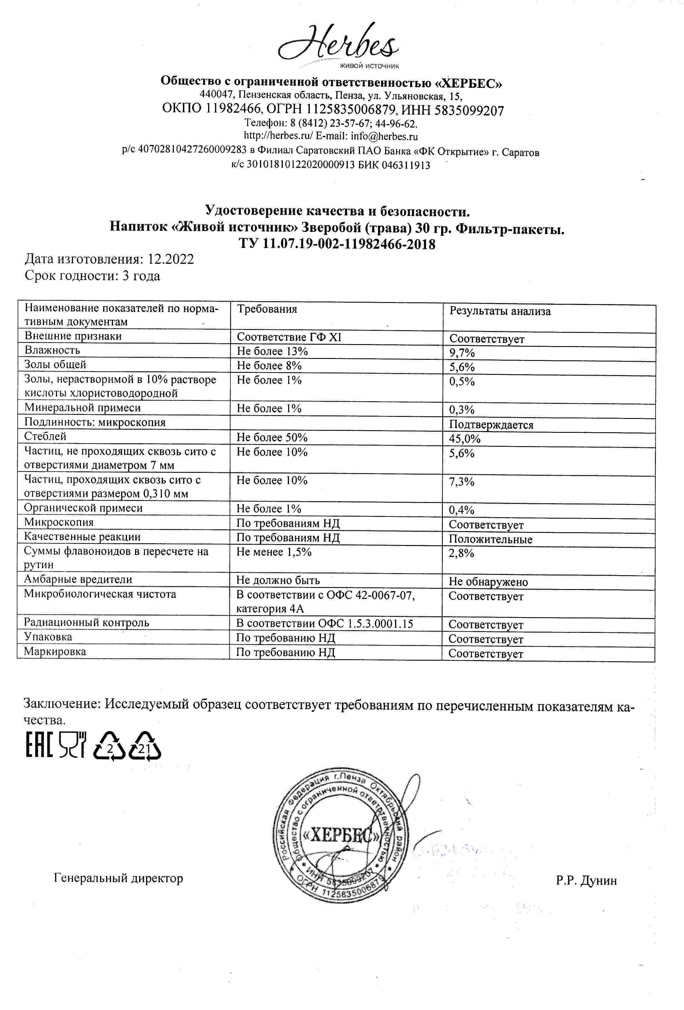 Паспорт №122022